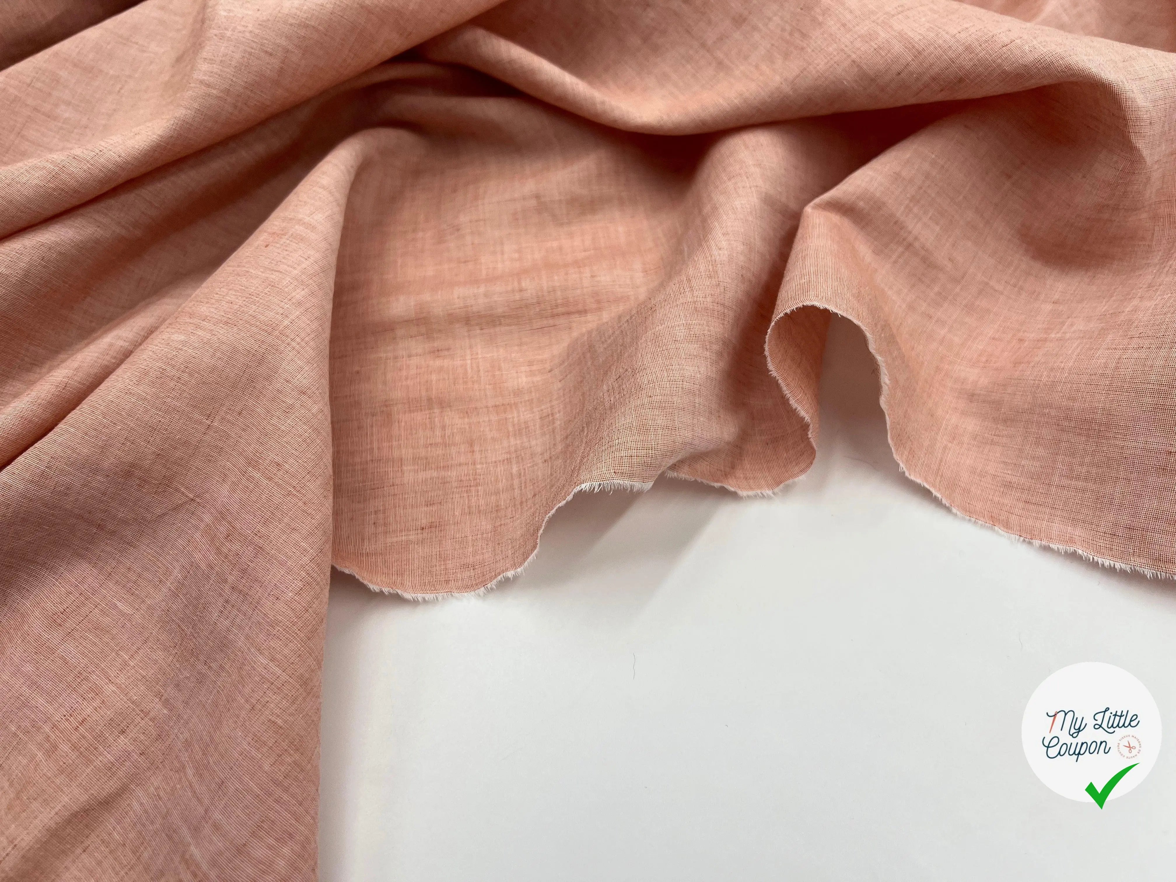 TOILE FROISSÉE HOMARD 20% LIN - My Little Coupon - tissu - coudre
