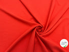 TOILE FROISSÉE ROUGE ORANGÉ - My Little Coupon - tissu - coudre