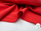 TOILE FROISSÉE ROUGE ORANGÉ - My Little Coupon - tissu - coudre
