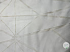 TOILE GÉOMÉTRIQUE FIL COUPÉ BLANC - coupon de tissu de 3 mètres - My Little Coupon - tissu - coudre