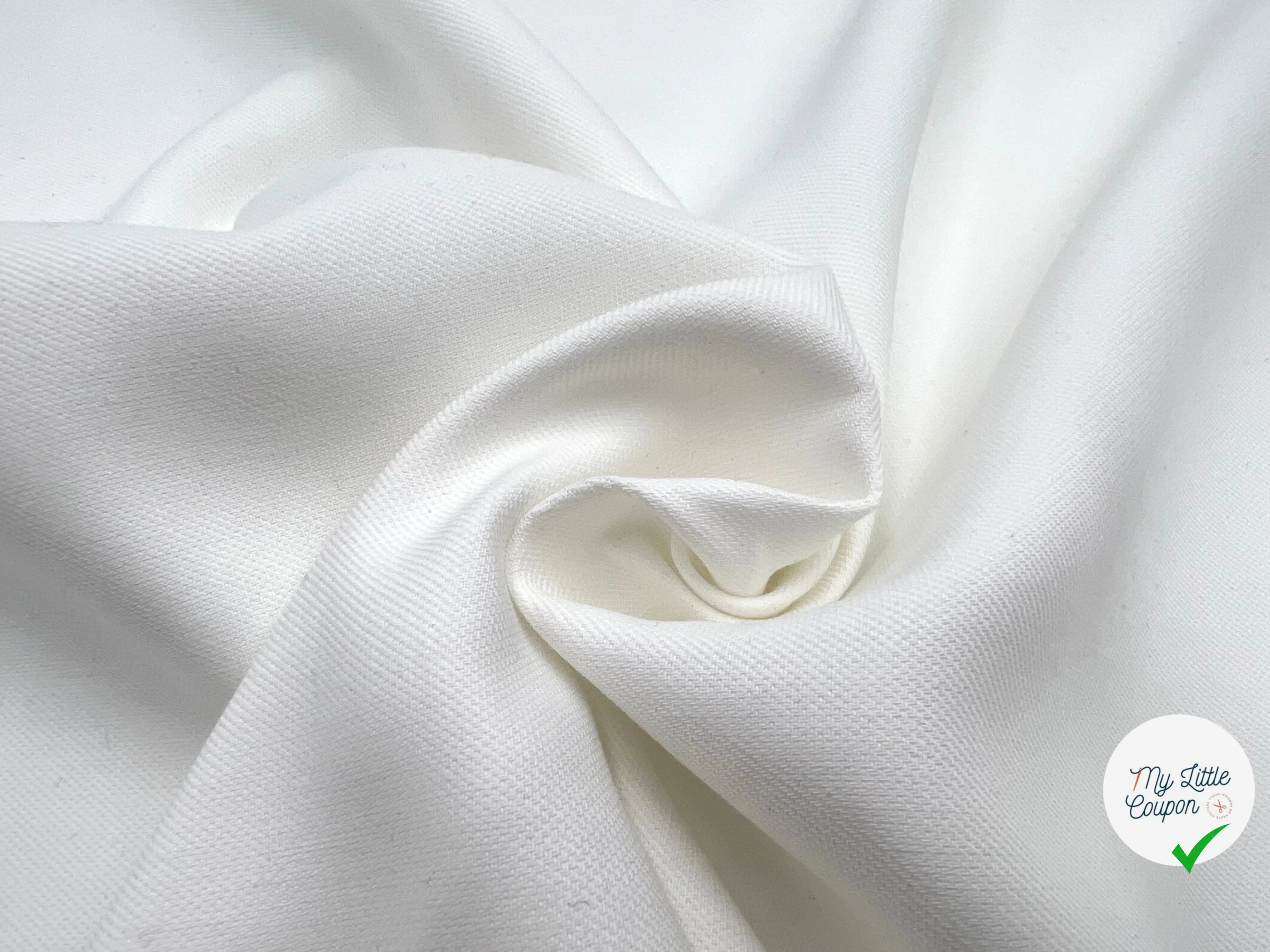 TOILE GRANITÉE OFF WHITE - My Little Coupon - tissu - coudre