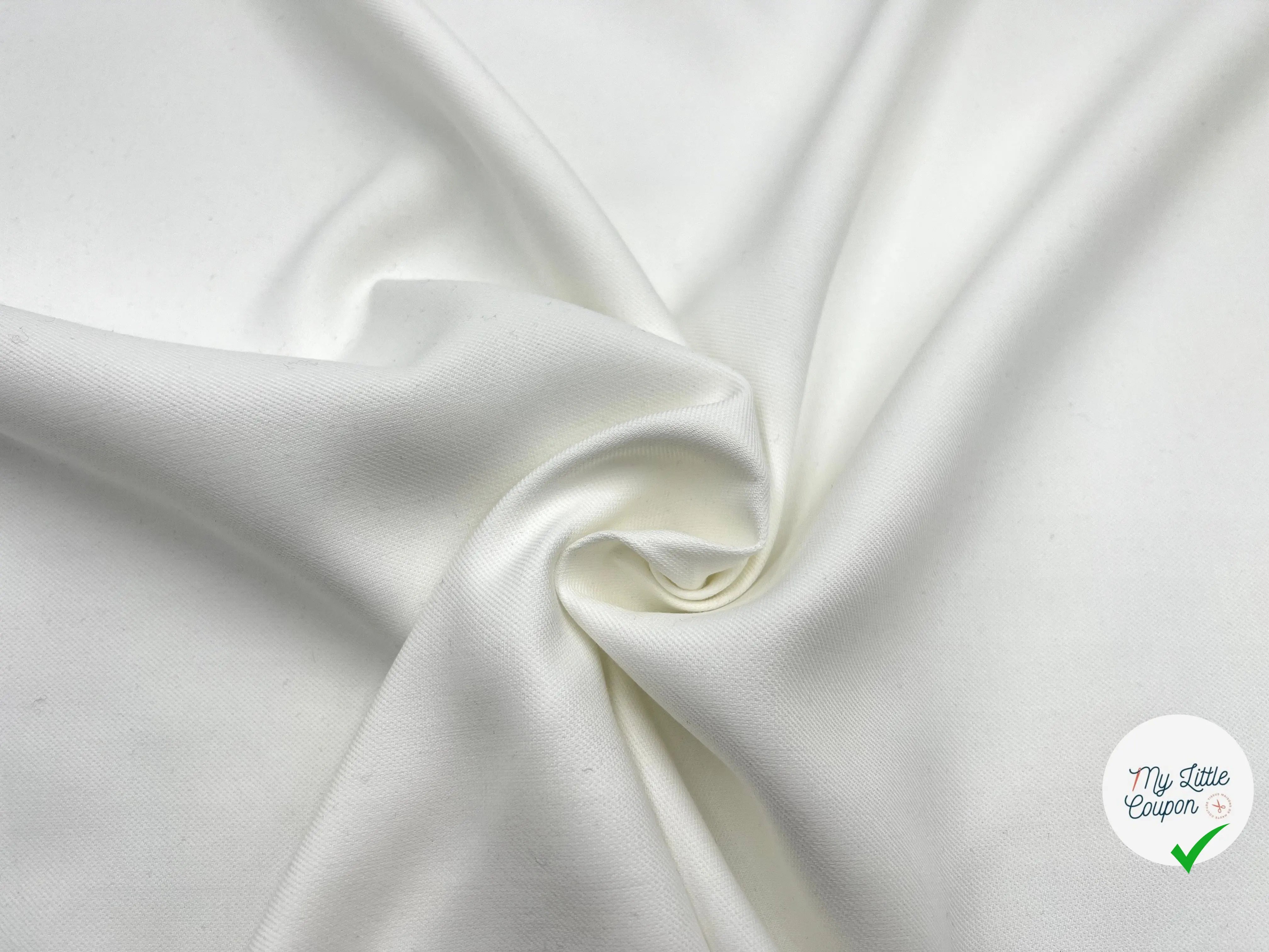 TOILE GRANITÉE OFF WHITE - My Little Coupon - tissu - coudre