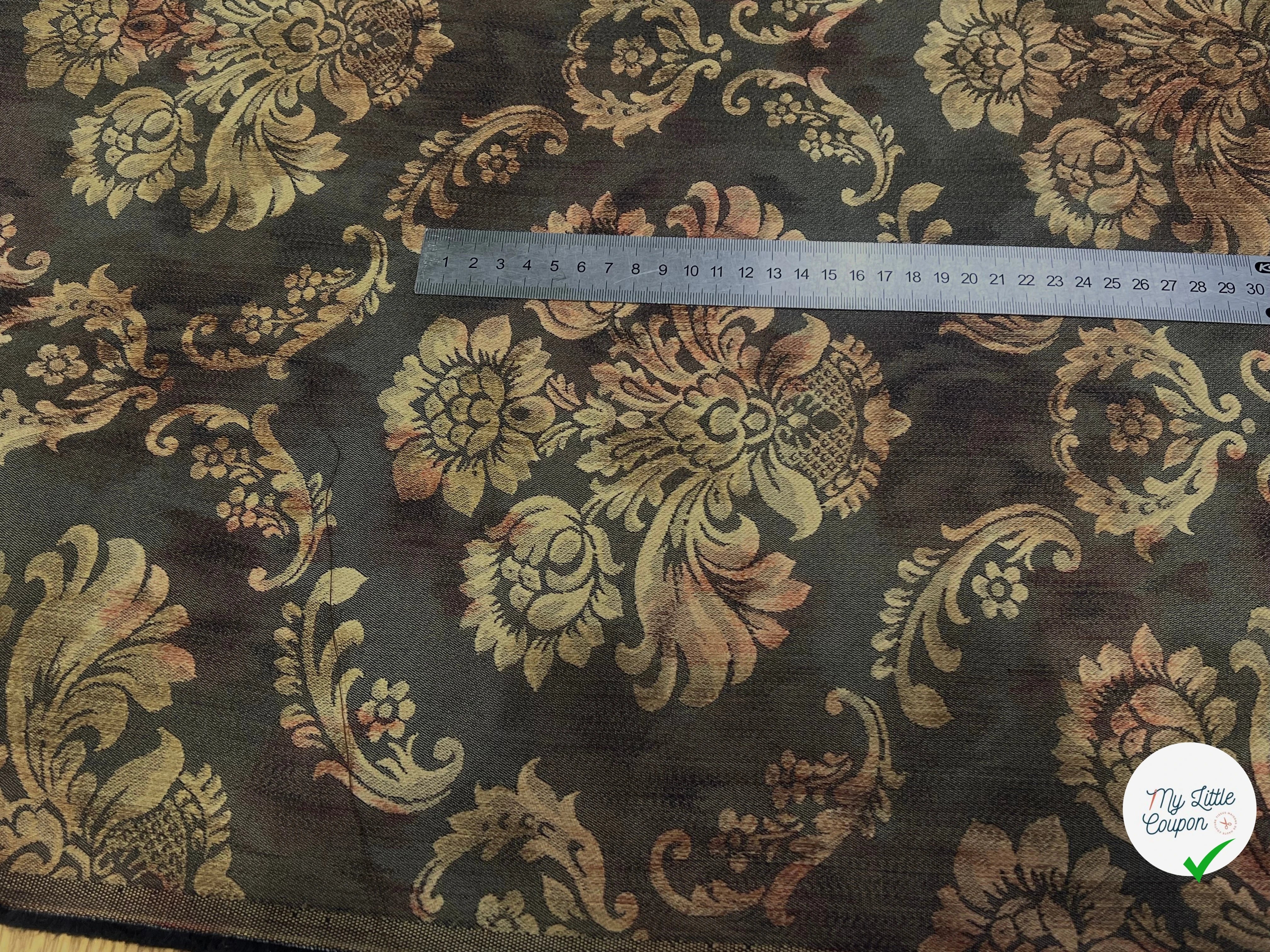 TOILE JACQUARD LOURDE BAROQUE - My Little Coupon