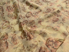 TOILE JACQUARD LOURDE IMPÉRIAL MOTIFS FLORAUX - My Little Coupon
