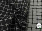 TOILE JACQUARD LUCARNE GRIS ET NOIR - My Little Coupon - tissu - coudre