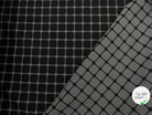 TOILE JACQUARD LUCARNE GRIS ET NOIR - My Little Coupon - tissu - coudre