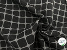 TOILE JACQUARD LUCARNE GRIS ET NOIR - My Little Coupon - tissu - coudre
