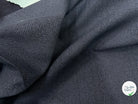 TOILE JACQUARD STRETCH POLYVISVOSE BLEU GRIS MARINE MOTIF BAROQUE - My Little Coupon