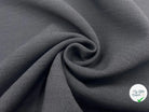 TOILE LÉGÈREMENT STRETCH GRIS ACIER - My Little Coupon - tissu - coudre