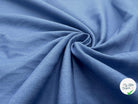 TOILE NATTÉE DE COTON STRETCH BLEU DE PRUSSE - My Little Coupon - tissu - coudre