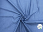 TOILE NATTÉE DE COTON STRETCH BLEU DE PRUSSE - My Little Coupon - tissu - coudre