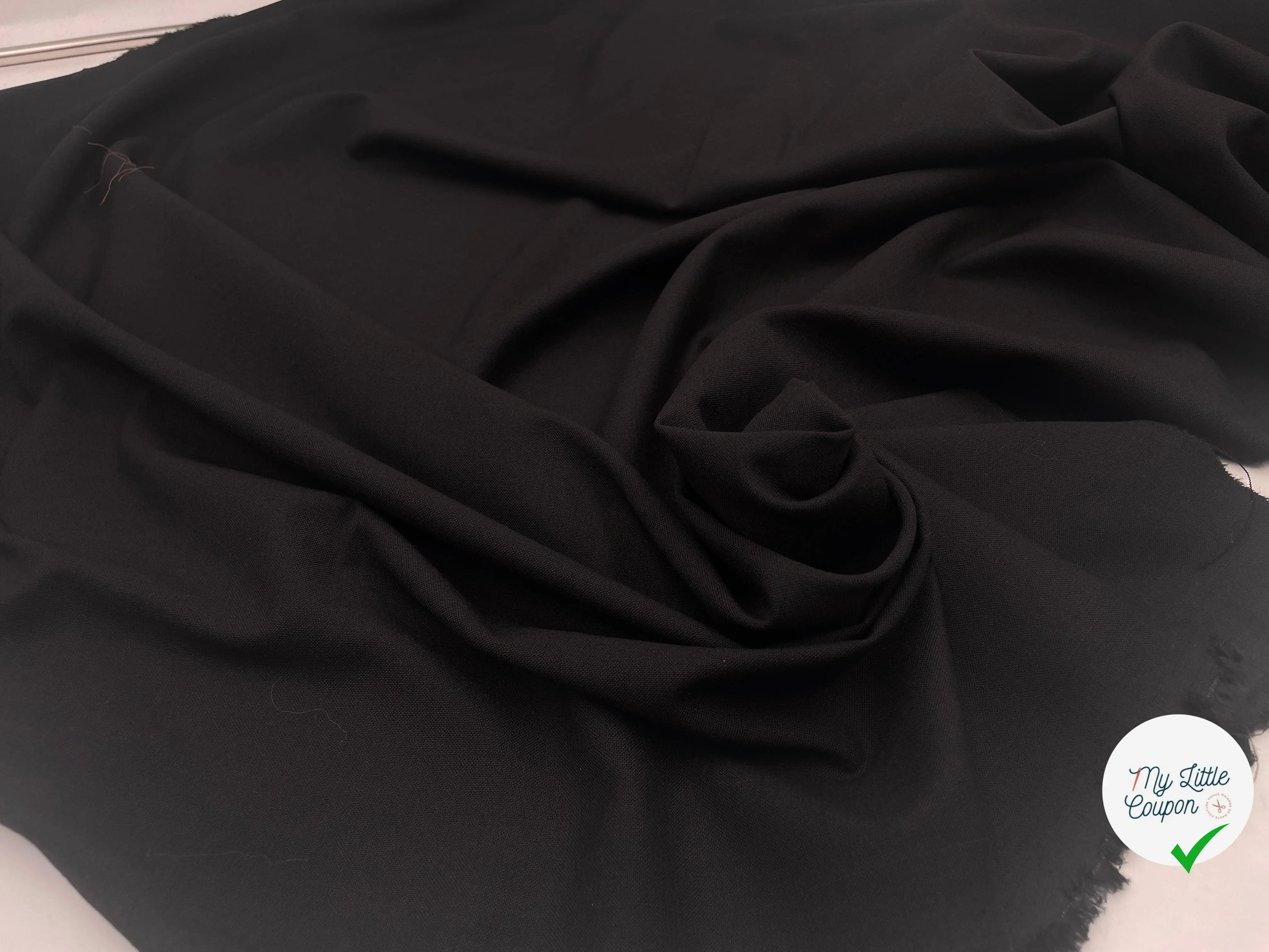 TOILE NOIRE STRETCH - My Little Coupon - tissu - coudre
