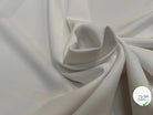 TOILE OWENS COUTURE FLUIDE STRETCH POLYVISCOSE UNI BLANC - My Little Coupon
