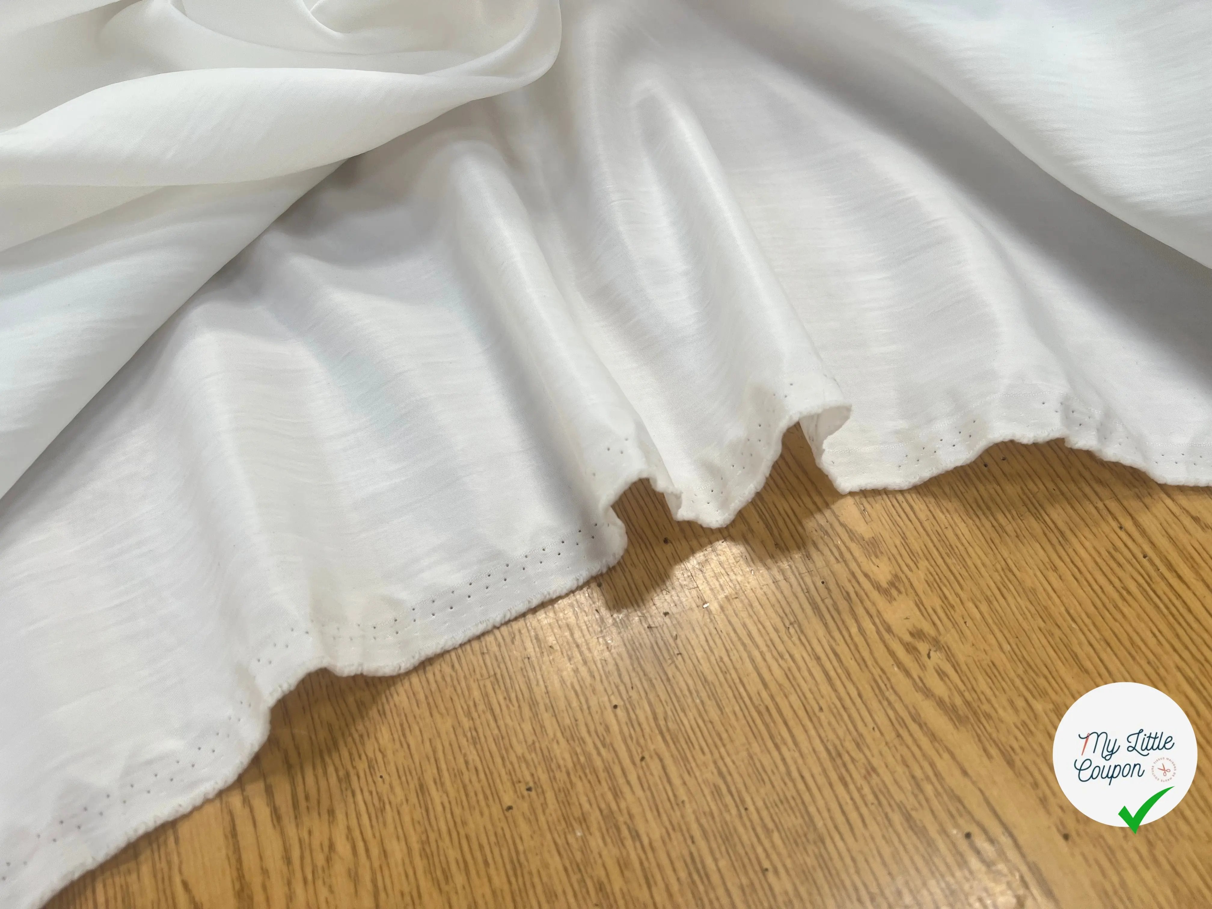 TOILE PARKA TECHNIQUE BLANC OFF WHITE - My Little Coupon