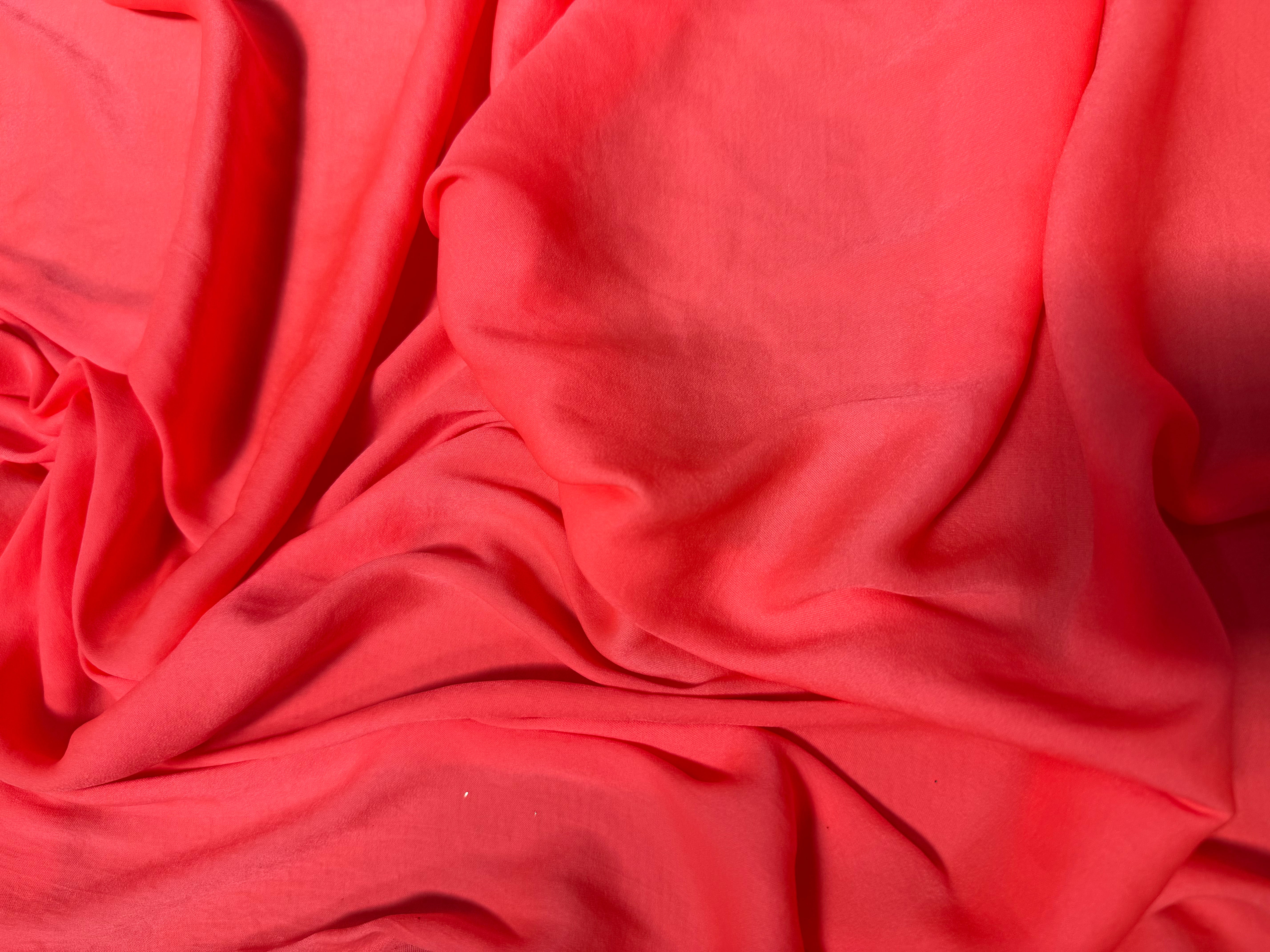 TOILE PEAU DE PECHE ORANGE FLUO - My Little Coupon