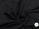 TOILE POLYAMIDE SERGÉE ULTRA STRETCH NOIR - My Little Coupon
