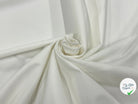 TOILE POLYVISCOSE STRETCH BLANC CASSÉ MLC INTERN