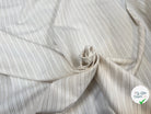 TOILE RAYÉE LIN COTON DRILL ÉCRU - My Little Coupon