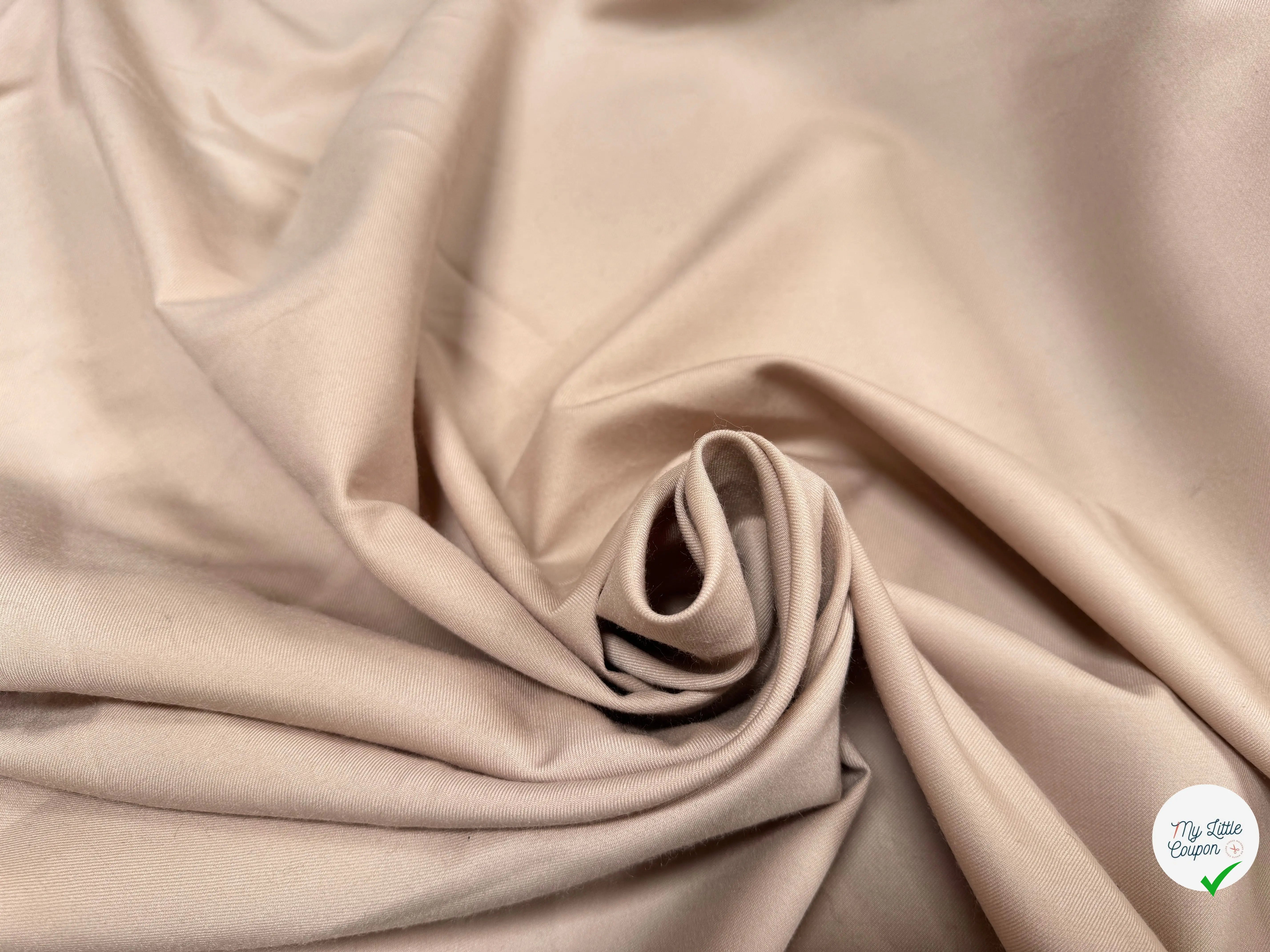TOILE SERGÉE FLUIDE POLYLAINE - My Little Coupon