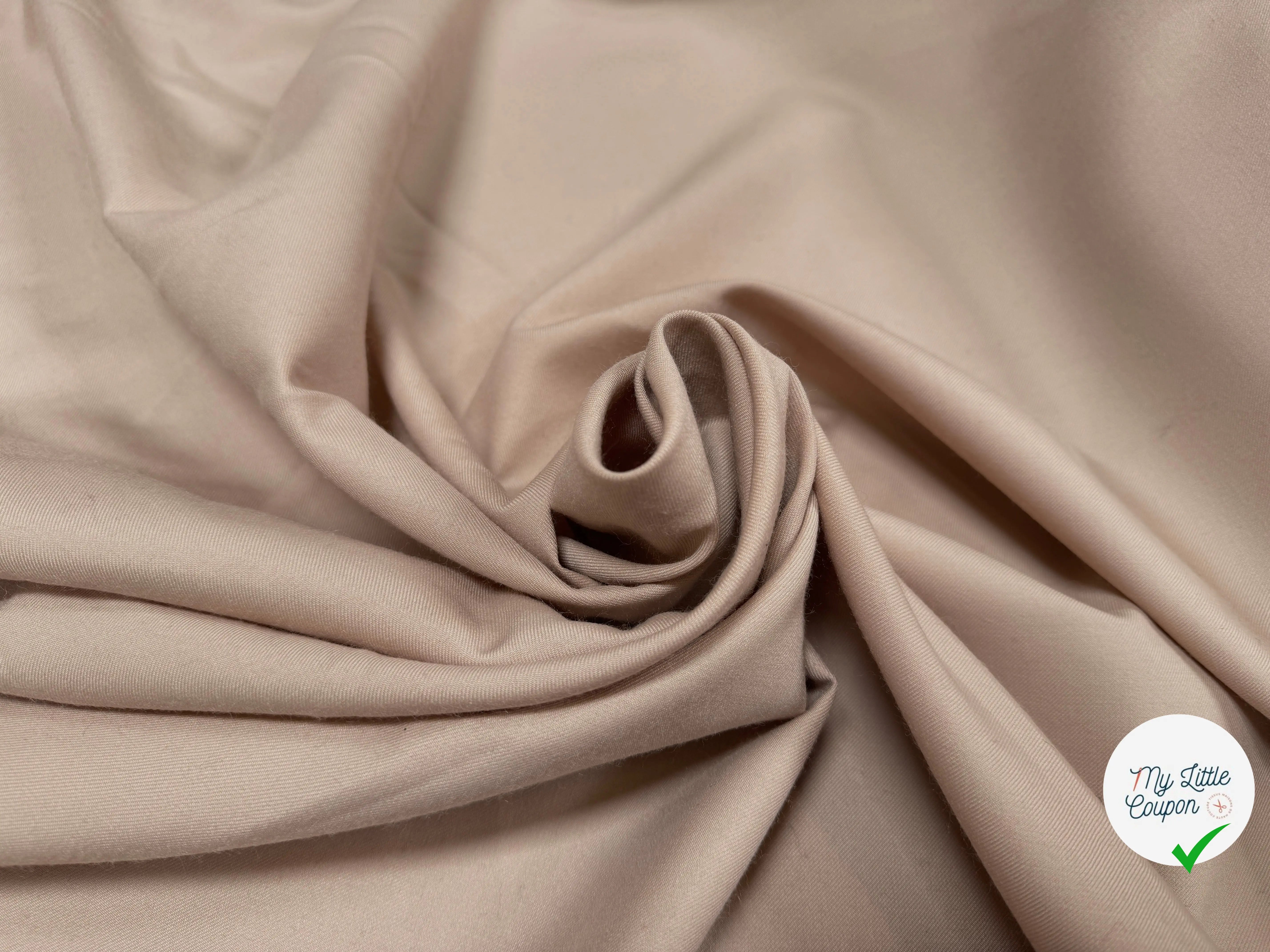 TOILE SERGÉE FLUIDE POLYLAINE - My Little Coupon
