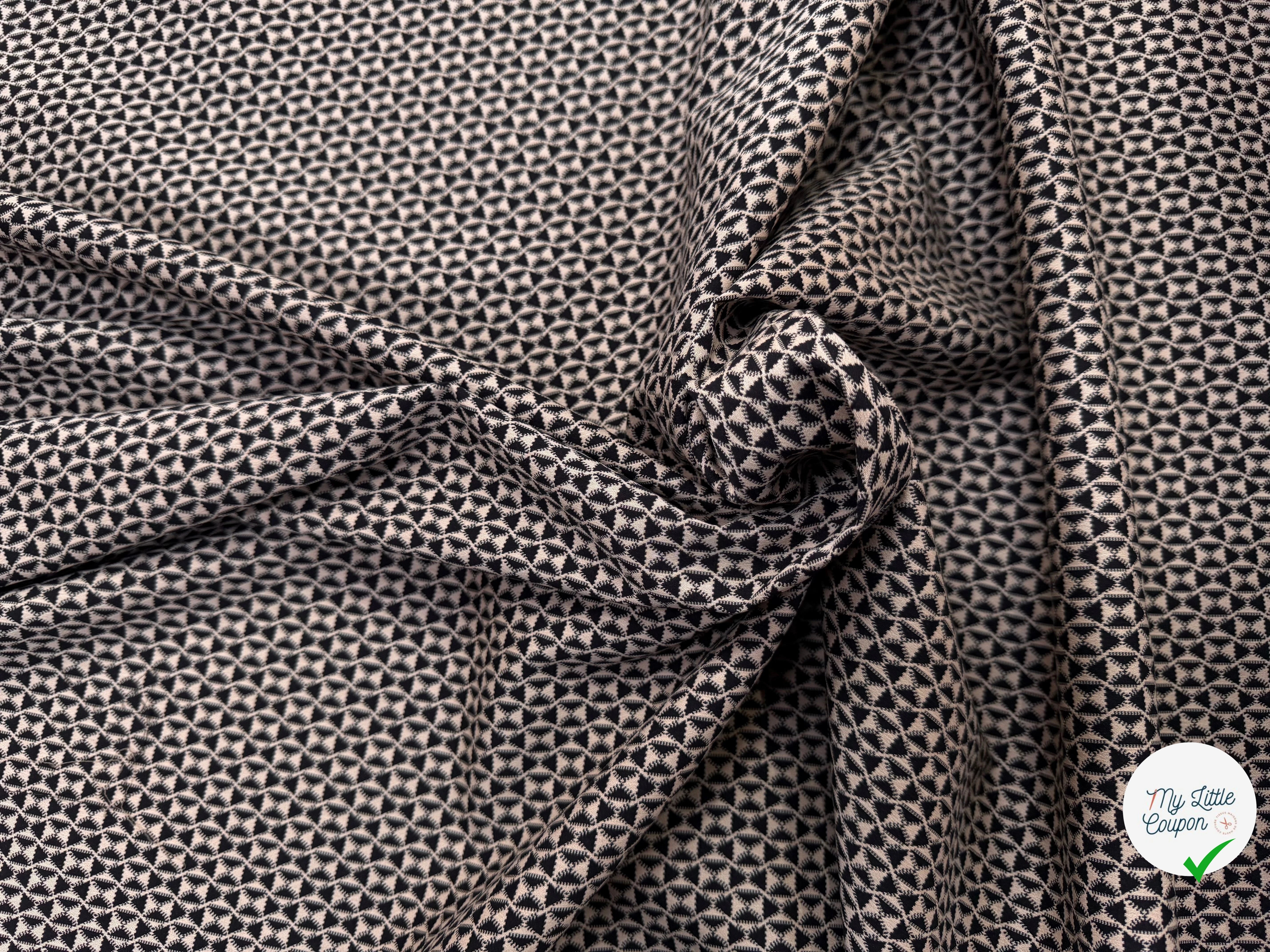 TOILE STRETCH GÉOMETRIQUE ITALIE CHIC - My Little Coupon
