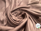TOILE SUEDINE FLUIDE TOUCHER TOUT DOUX MARRON - My Little Coupon