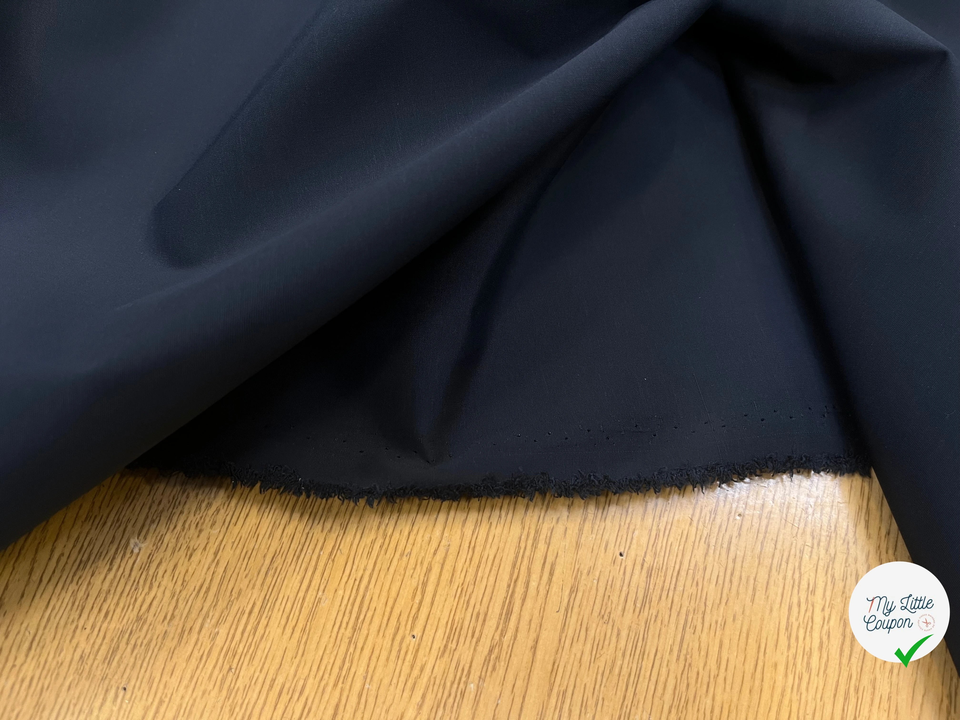 TOILE TECHNIQUE CRAQUANTE DOUBLE FACE MARINE ET BLEU NUIT - My Little Coupon