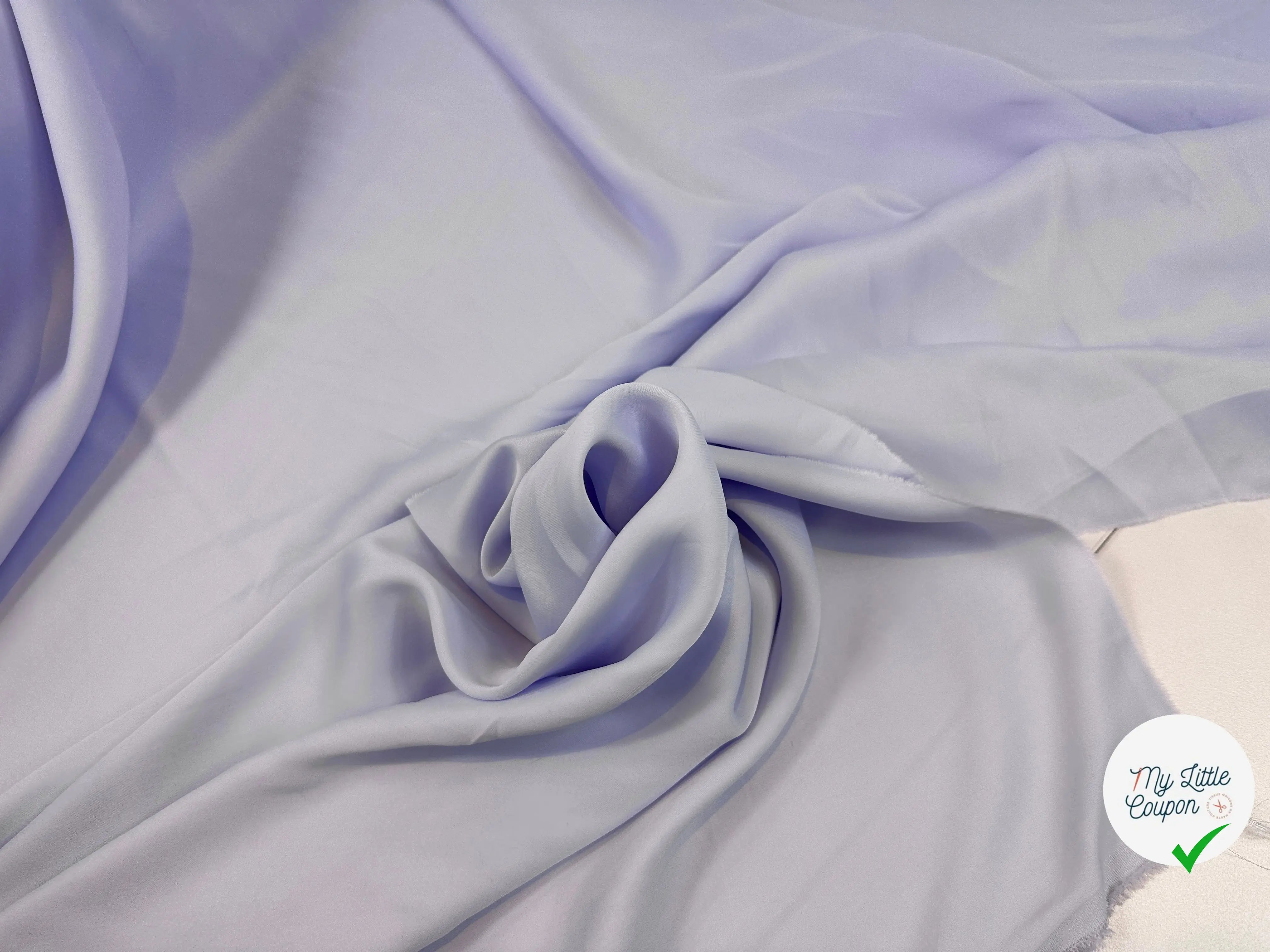 TOILE VISCOSE LOURDE FROIDE LILAS￼ MSO