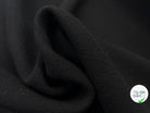 TRIPLE CRÊPE DE LAINE STRETCH NOIR - My Little Coupon - tissu - coudre