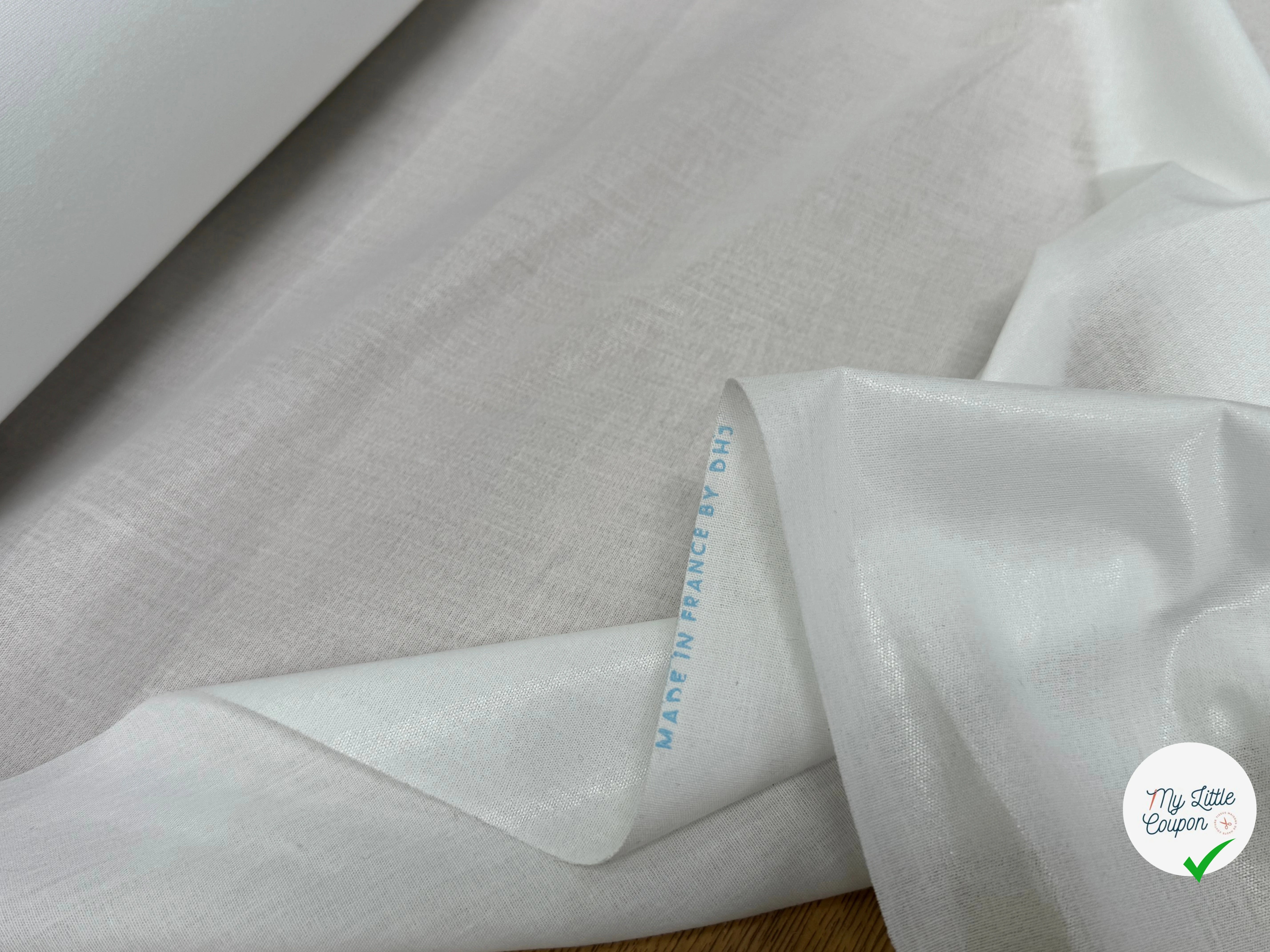 TRIPLURE THERMOCOLLANT COTON 90 DE LAIZE ÉCRU - My Little Coupon