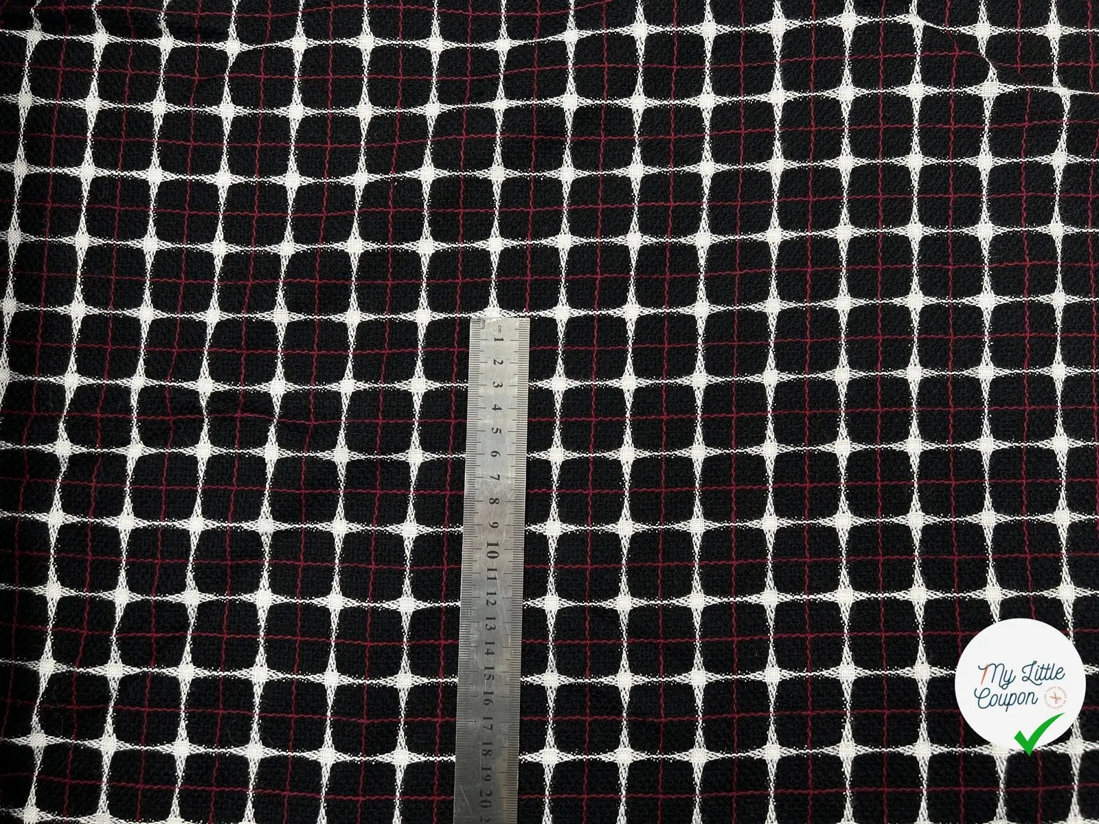 TWEED ALVÉOLES TRICOLORES - My Little Coupon - tissu - coudre