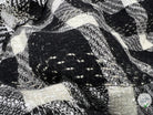 TWEED ASSEMBLAGE DE GRANDS CARREAUX NOIRS ET BLANCS - My Little Coupon - tissu - coudre