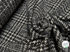 TWEED BLOUCLETTE TEXQUEBEC 25% LAINE NOIRBLANC PIED DE COQ - My Little Coupon