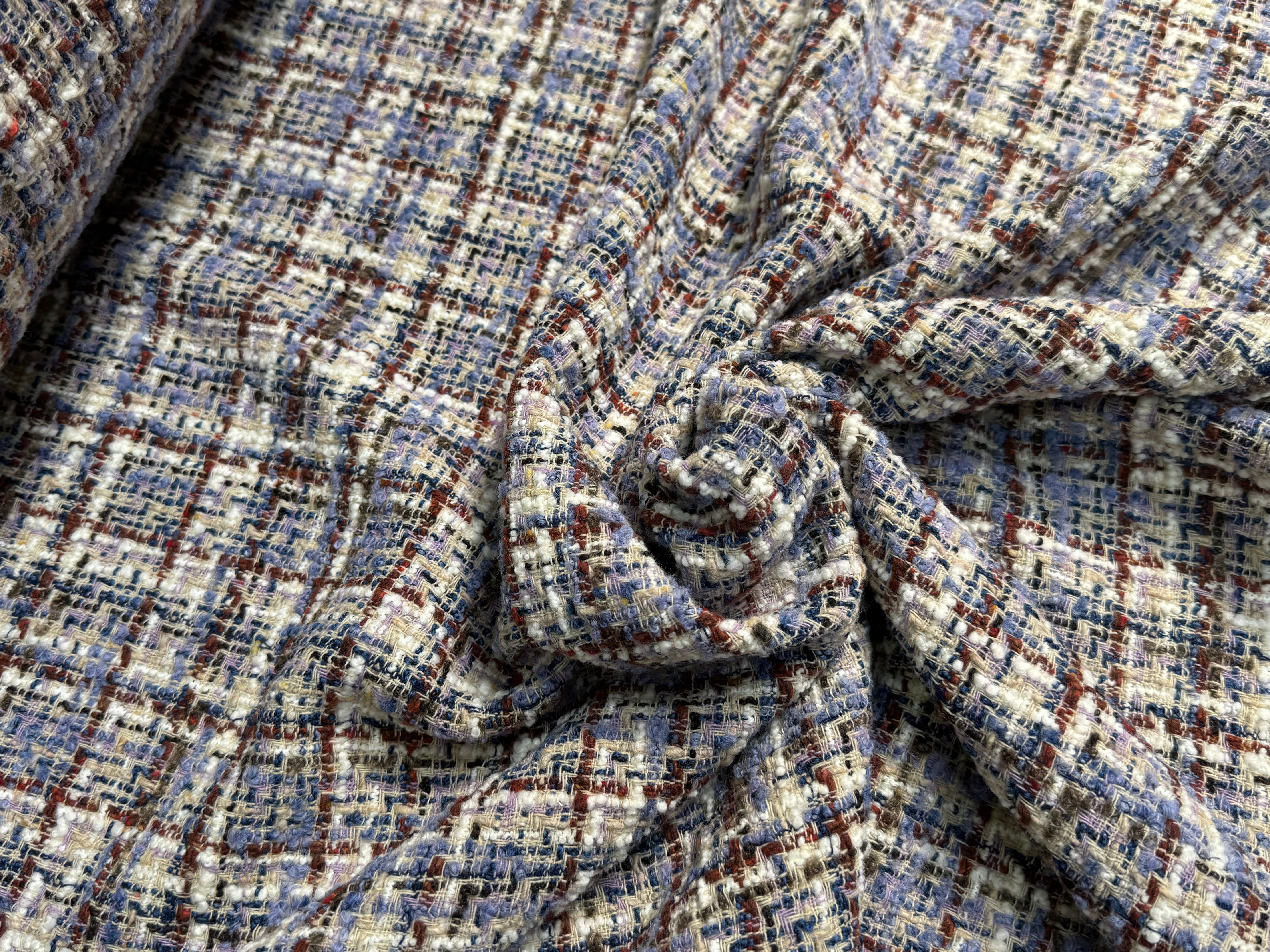 TWEED BOUCLETTE 31% LAINE MULTICO FAITRIVIA - My Little Coupon