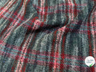 TWEED BOUCLETTE 56% LAINE BLEU À CARREAUX GIOVIXEN - My Little Coupon