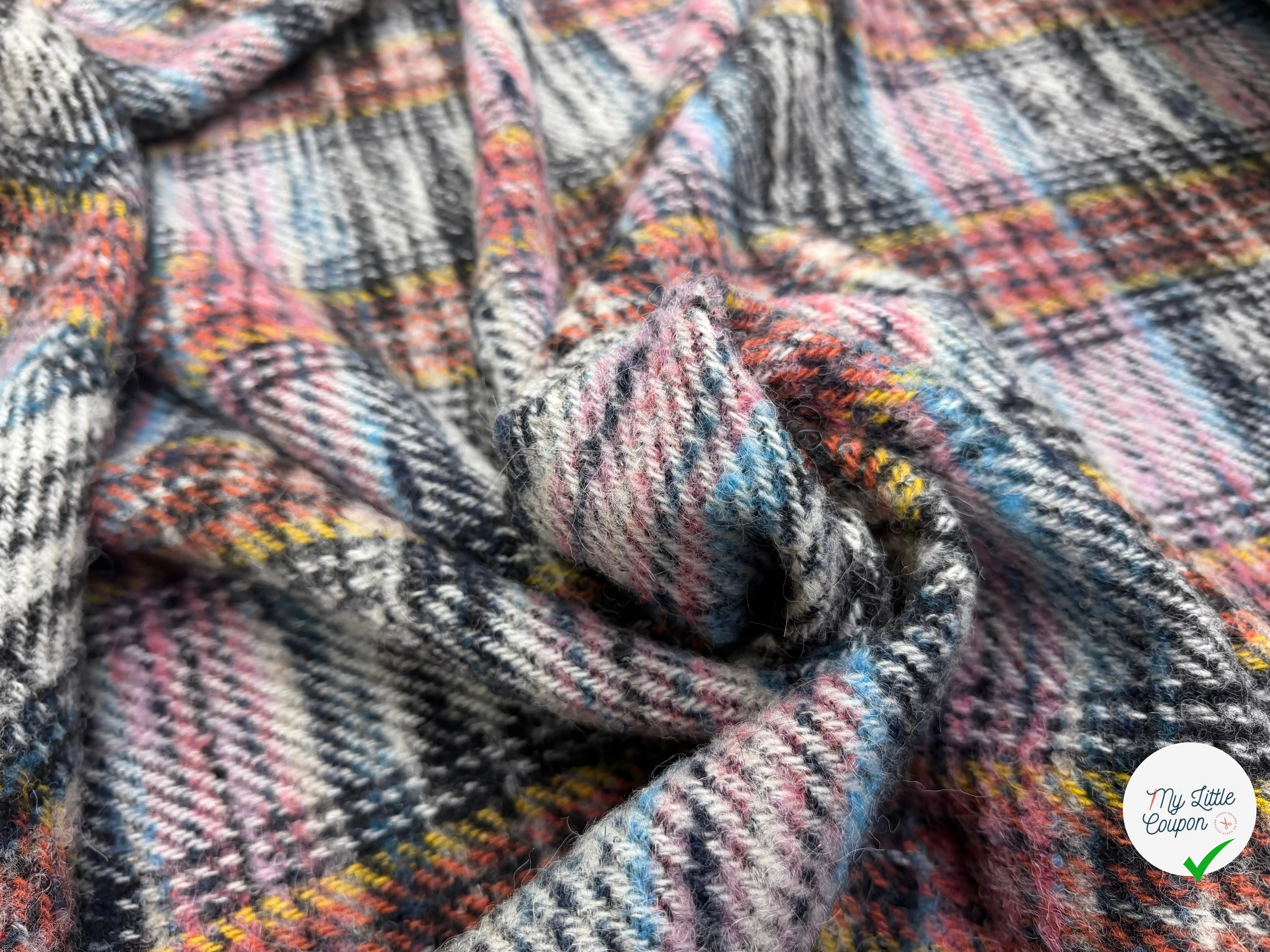 TWEED BOUCLETTE 56% LAINE MULTICOLORE GIOVIXEN - My Little Coupon