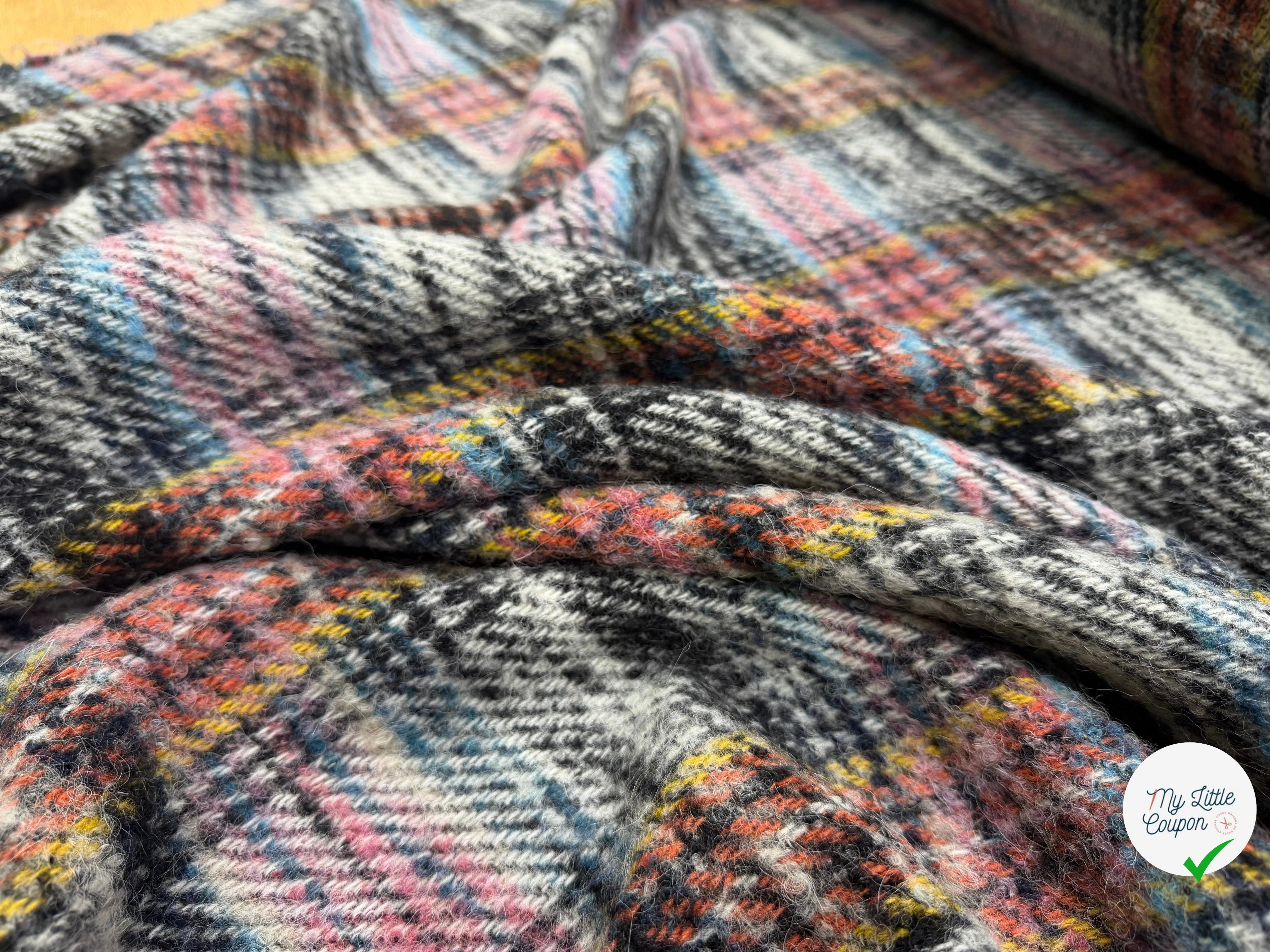 TWEED BOUCLETTE 56% LAINE MULTICOLORE GIOVIXEN - My Little Coupon