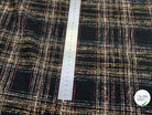 TWEED BOUCLETTE NOIR AVEC CARREAUX COLORÉS - My Little Coupon