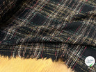 TWEED BOUCLETTE NOIR AVEC CARREAUX COLORÉS - My Little Coupon