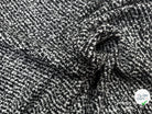 TWEED BOUCLETTE NOIR ET BLANC LAINE JAPON - My Little Coupon