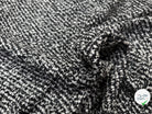 TWEED BOUCLETTE NOIR ET BLANC LAINE JAPON - My Little Coupon