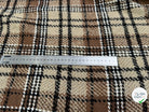 TWEED CHIC À CARREAUX ÉCOSSAIS CAMEL ET BEURRE SALÉ - My Little Coupon