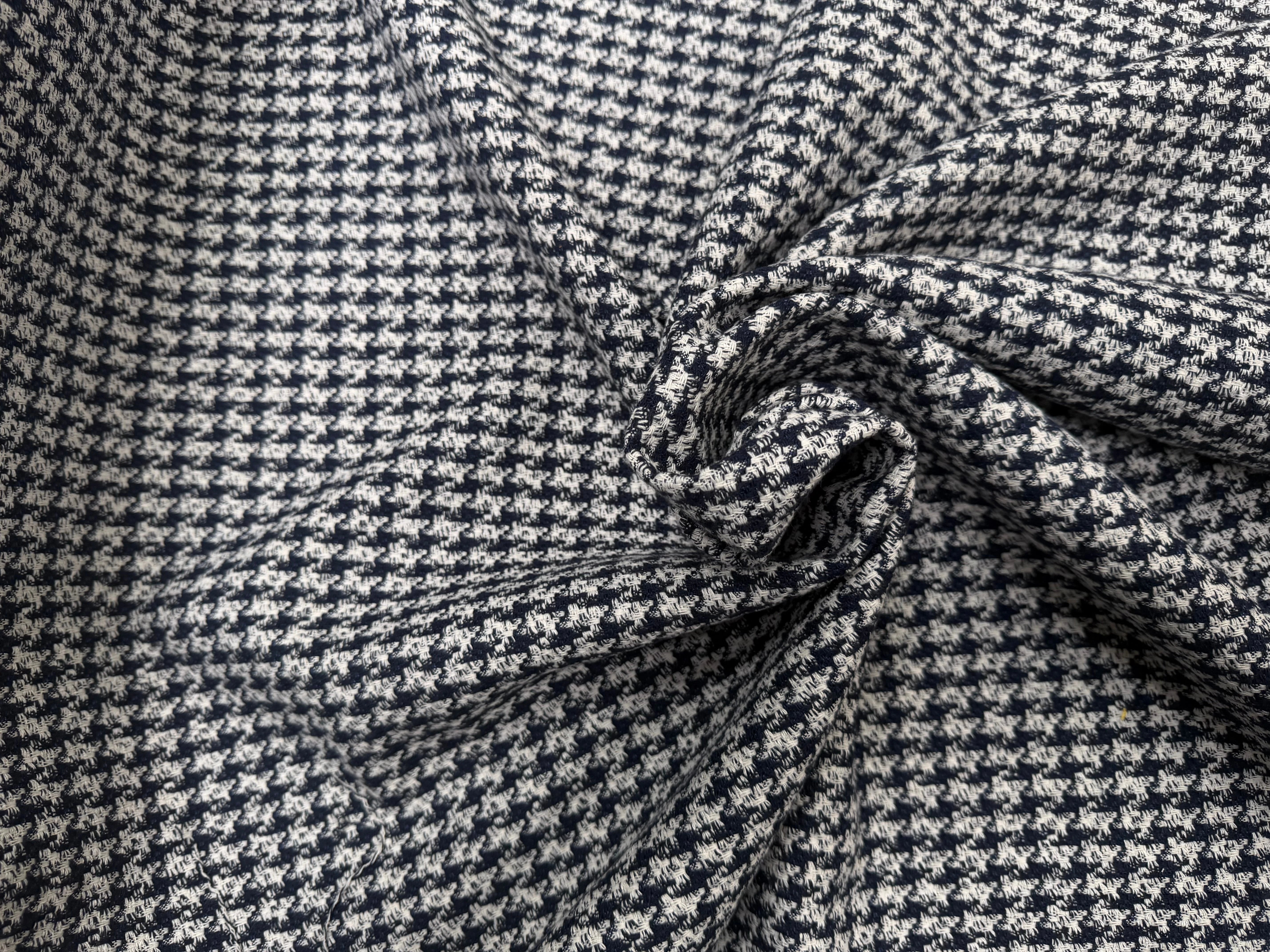 TWEED COTON PIED DE COQ - My Little Coupon