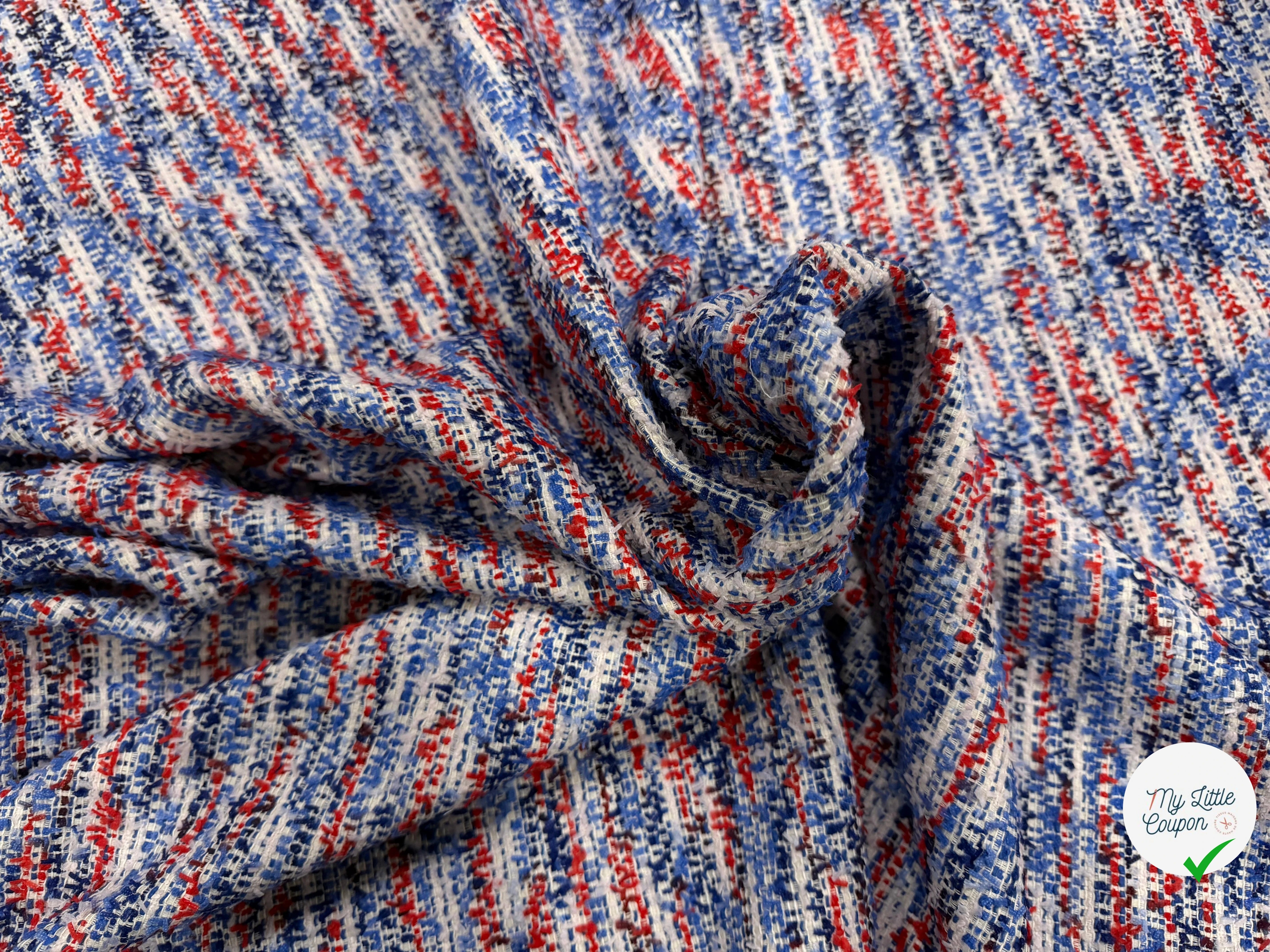 TWEED COTON TAILLEUR MI SAISON - My Little Coupon