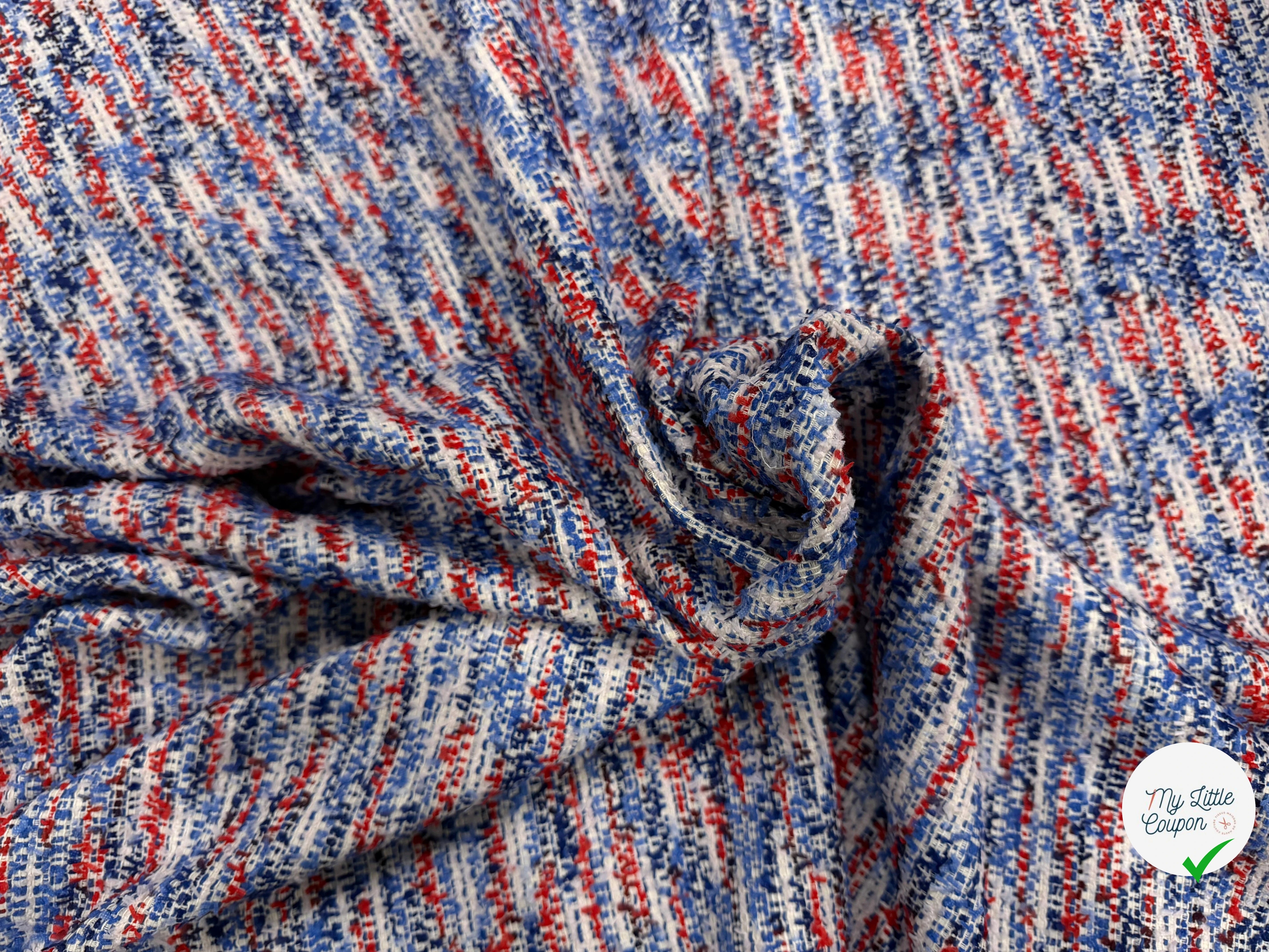 TWEED COTON TAILLEUR MI SAISON - My Little Coupon