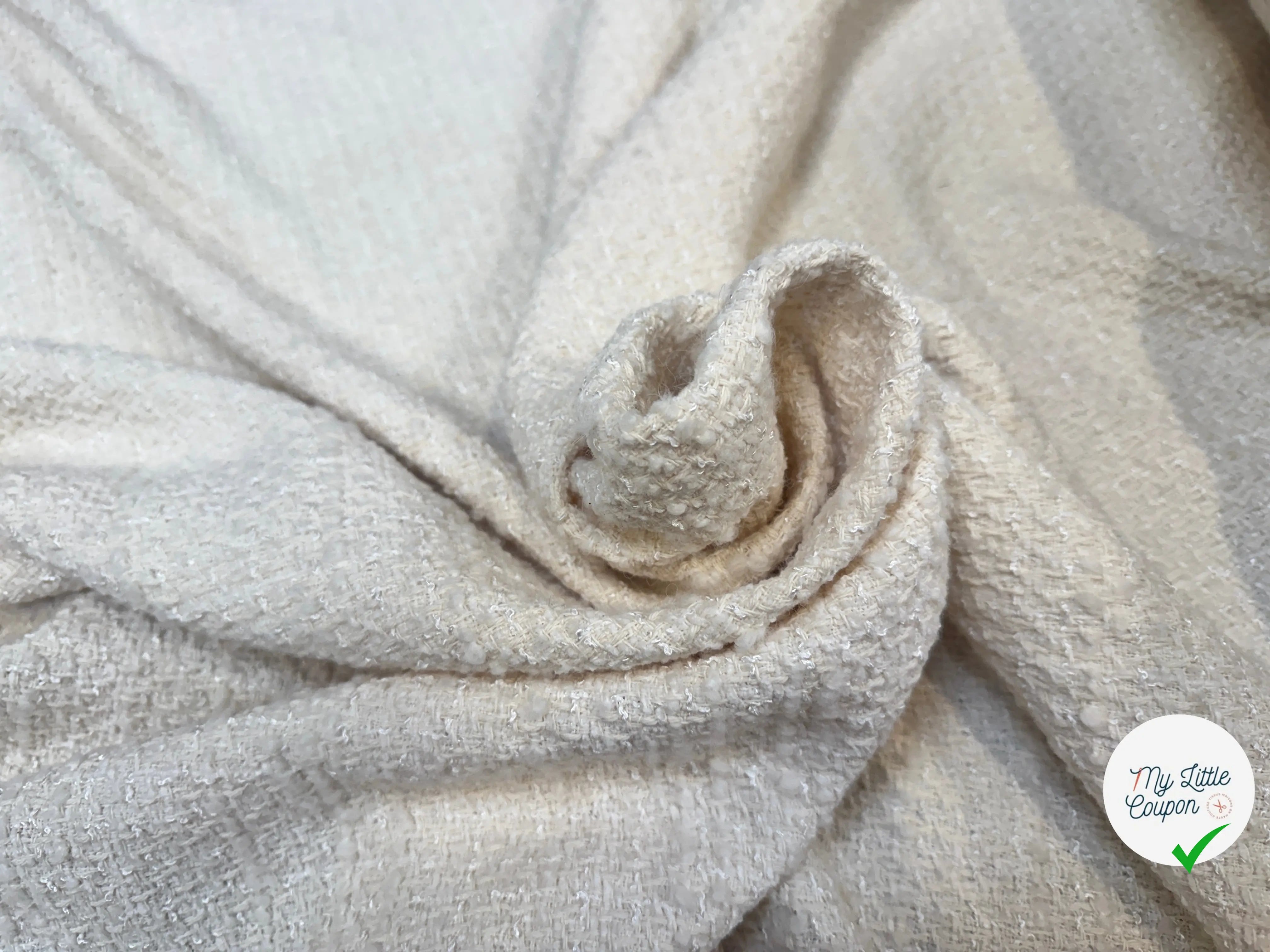 TWEED CRÈME COTON - My Little Coupon