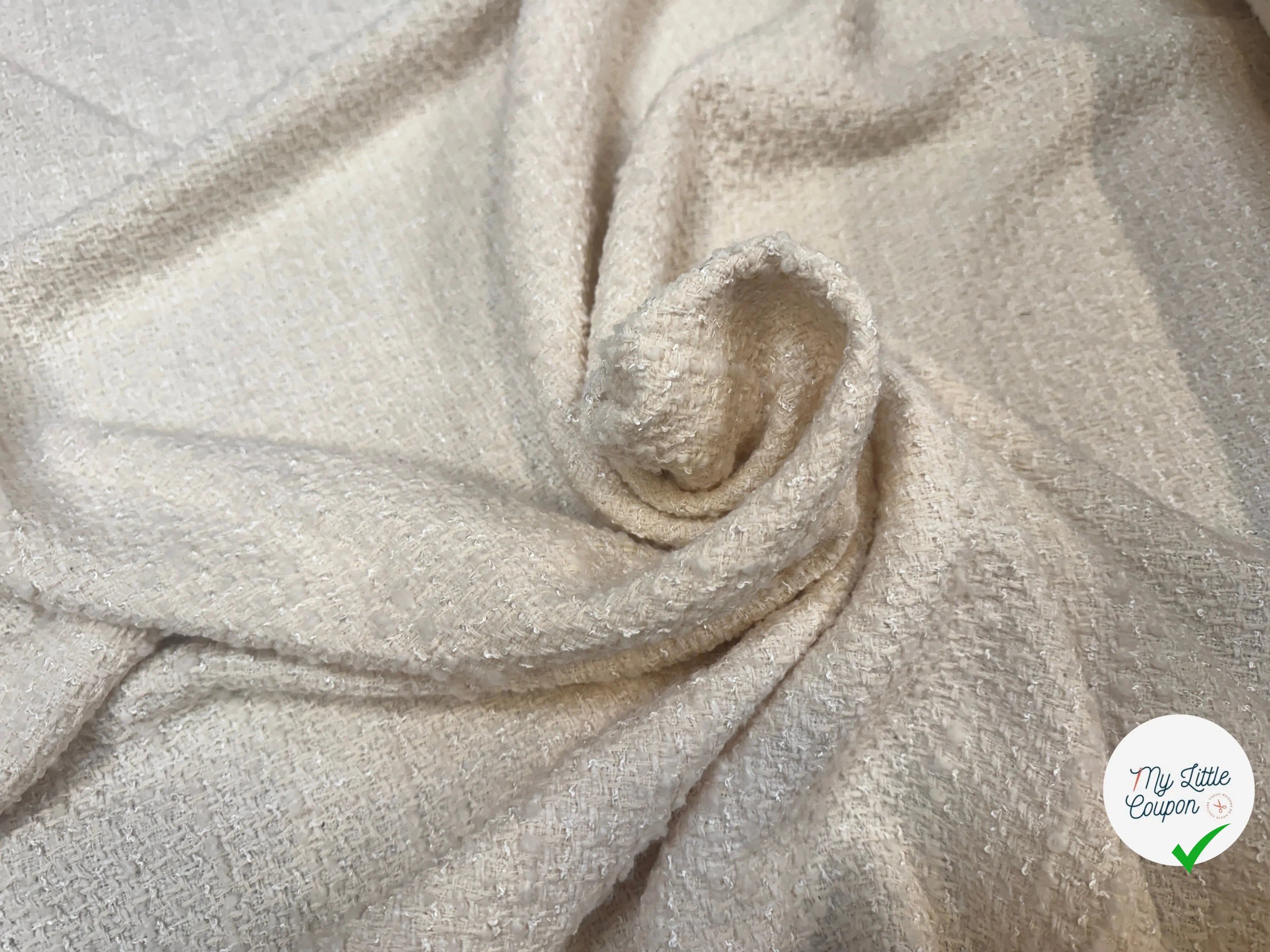 TWEED CRÈME COTON - My Little Coupon