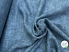TWEED DE COTON CAMPAGNE BLEU MATIÈRE NATURELLE 100% COTON - My Little Coupon