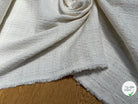 TWEED DE COTON PRESTIGIEUX BLANC 100% COTON - My Little Coupon