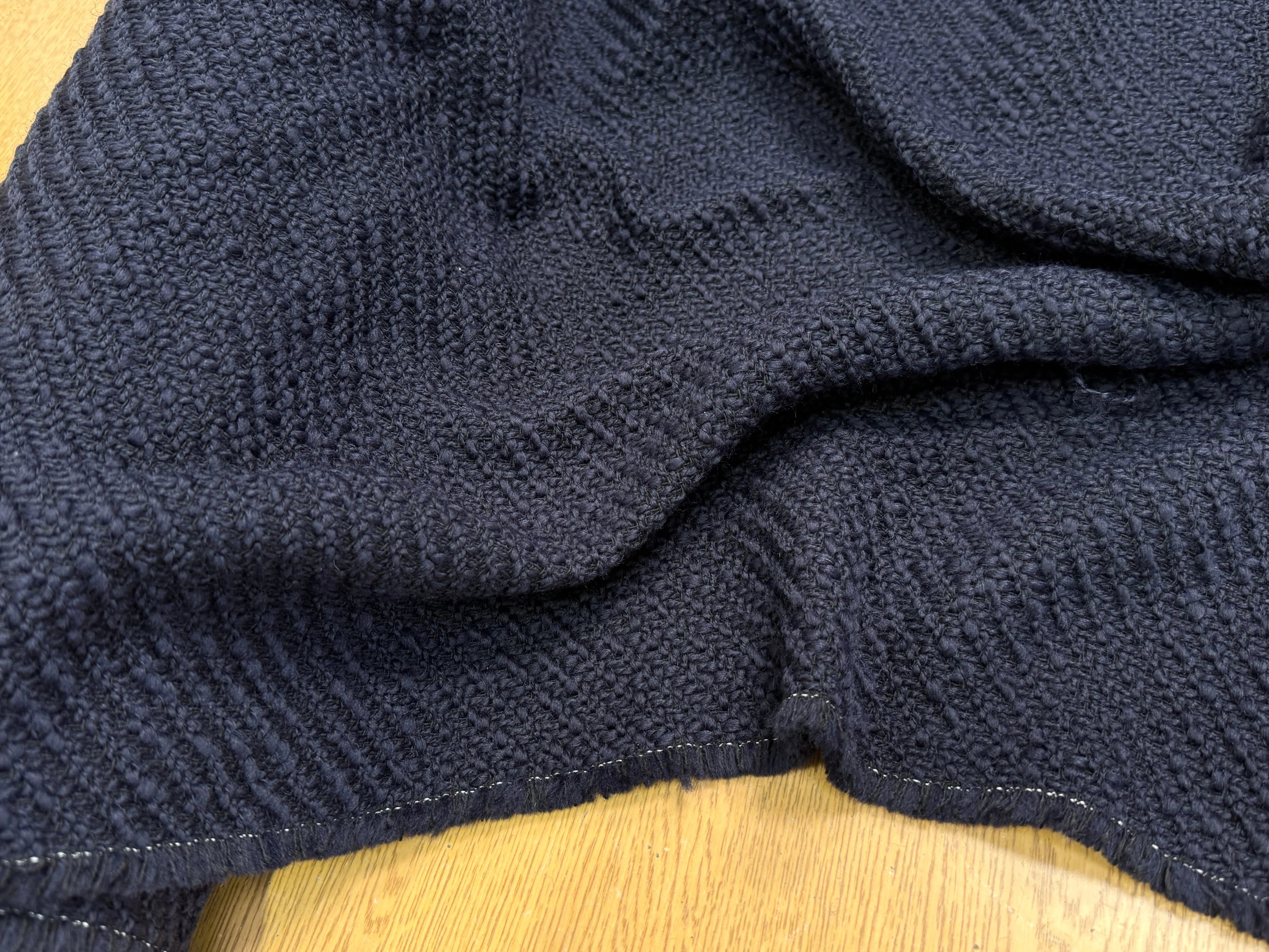 TWEED DE LAINE BOUCLETTE ULTRA BEAU MARINE - My Little Coupon